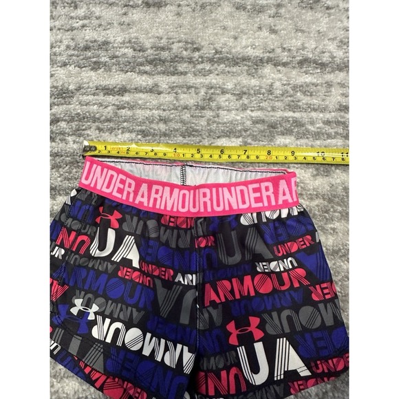 Toddler Girl Under Armour Script Logo Shorts Size 2T - Picture 5 of 7